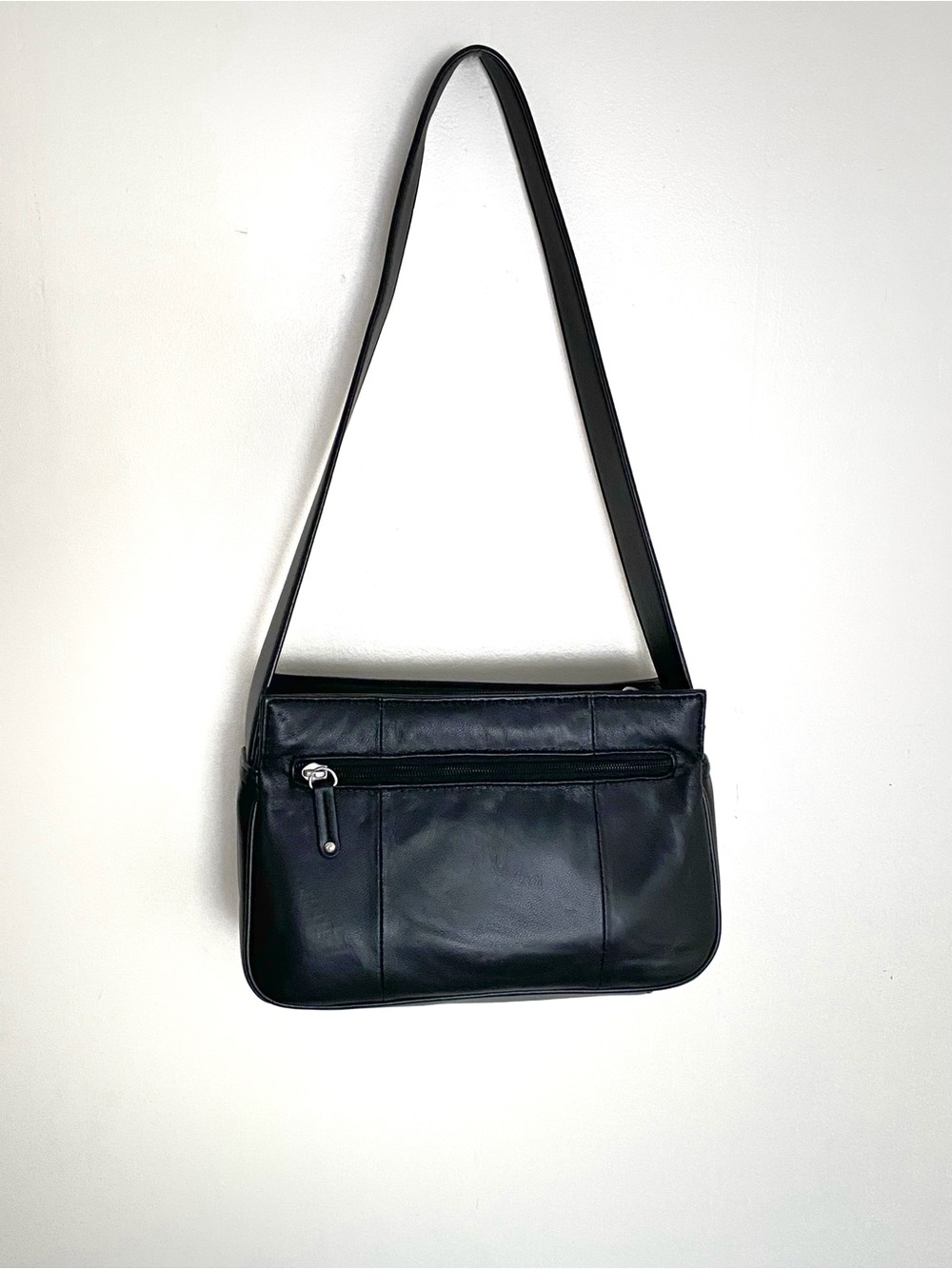 Wilsons Leather Black Shoulder Bag